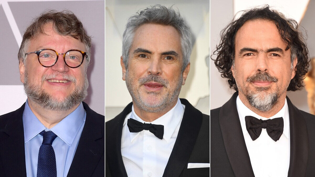 I Tre Amigos: Alejandro G. Iñárritu, Guillermo del Toro e Alfonso Cuarón