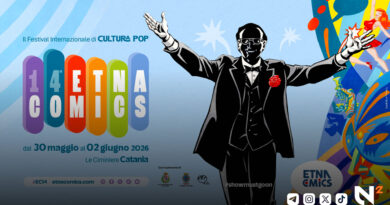 Etna Comics 2026 – Rivelato il manifesto dedicato a Pippo Baudo firmato da Giorgio Carpinteri!
