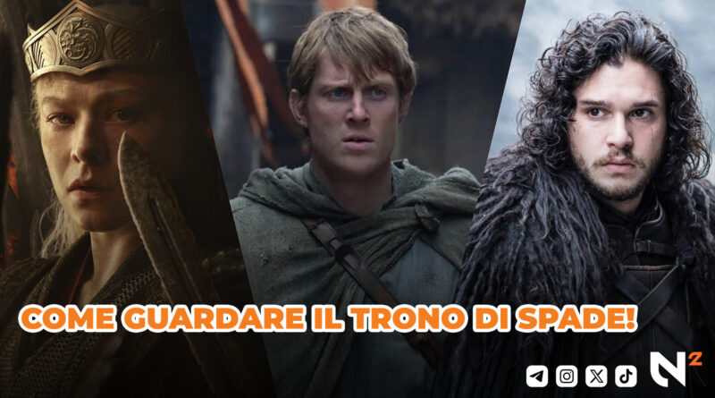Il Trono di Spade - Come guardare i prodotti del franchise!