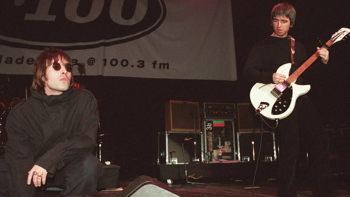 Liam e Noel Gallagher sul palco