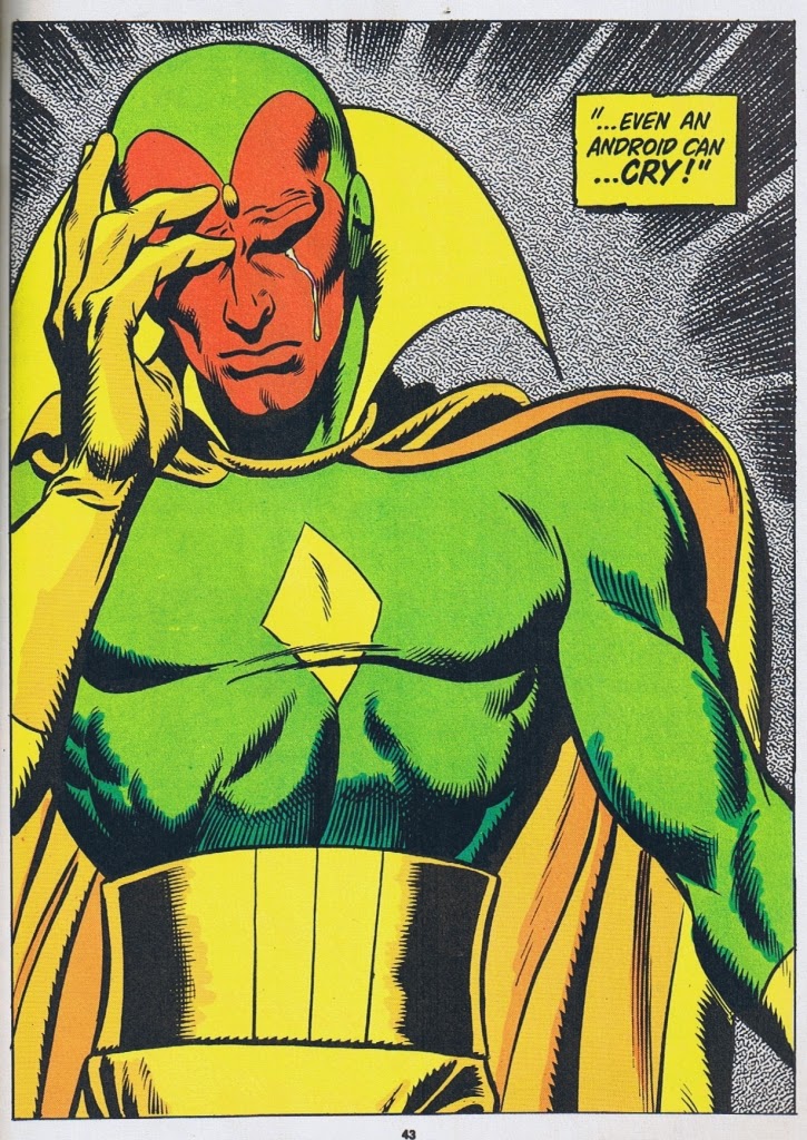 Visione in "The Avengers" #58 (1968)