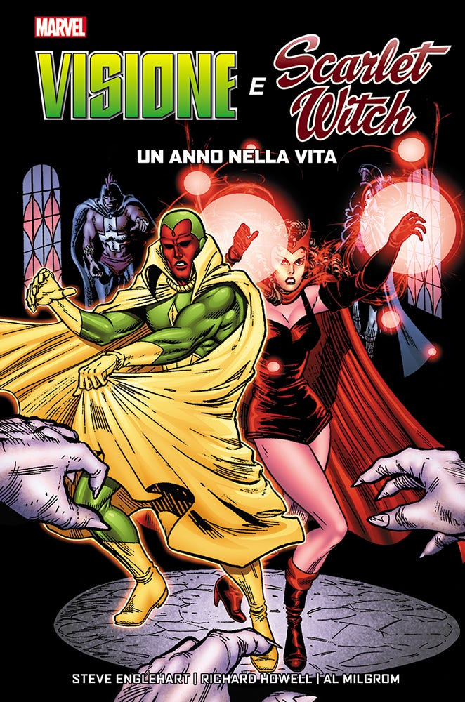 Copertina di "Visione e Scarlet: Un Anno nella Vita" (2021)