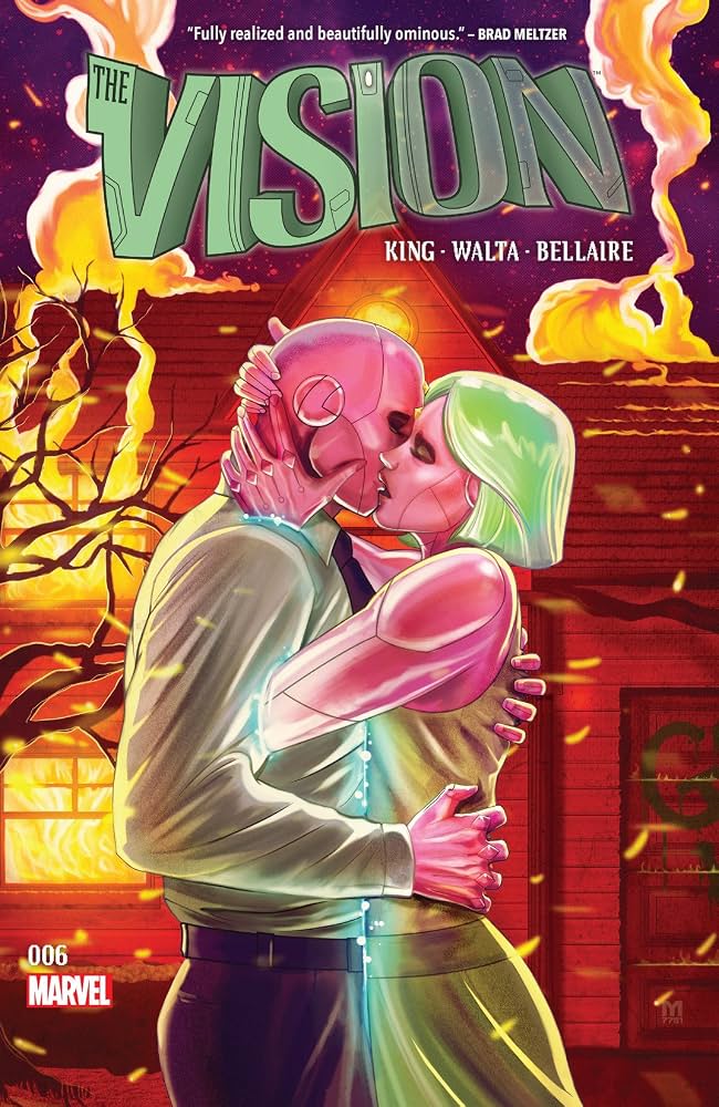 Copertina di "Vision" #6 (2016)